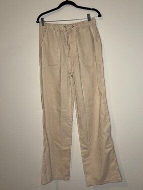 Womens Baggy Linen Pants
